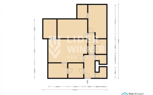 Kompletno renoviran i opremljen 3.0 stan