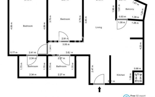 BW Lux opremljen stan sa garažnim mestom